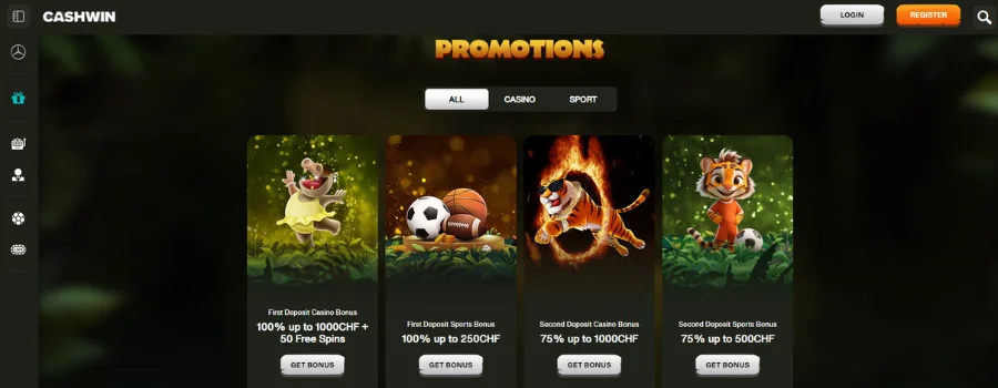 Cashwin Casino Promo Codes